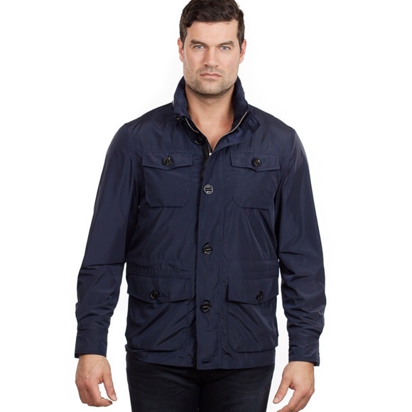 NWT Mackage Wyatt Safari Cargo Rain Jacket - Picture 1 of 8